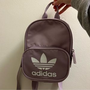 Adidas, purple, mini backpack